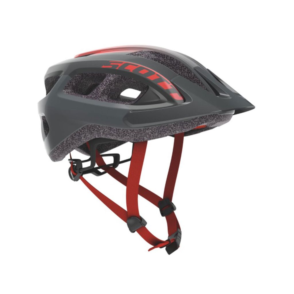 Scott Fahrradhelm - SUPRA (CE) - Grau/Rot UNI