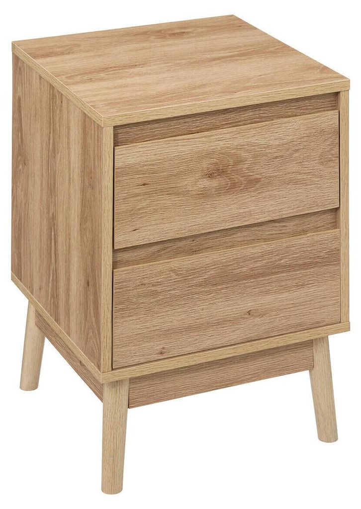 Nachttisch ABANA, 2 Schubladen, 40 x 40 x 56 cm Produktbild 