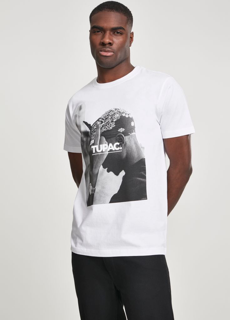Mister Tee T-Shirt 2Pac F*ck The World Tee White-XS