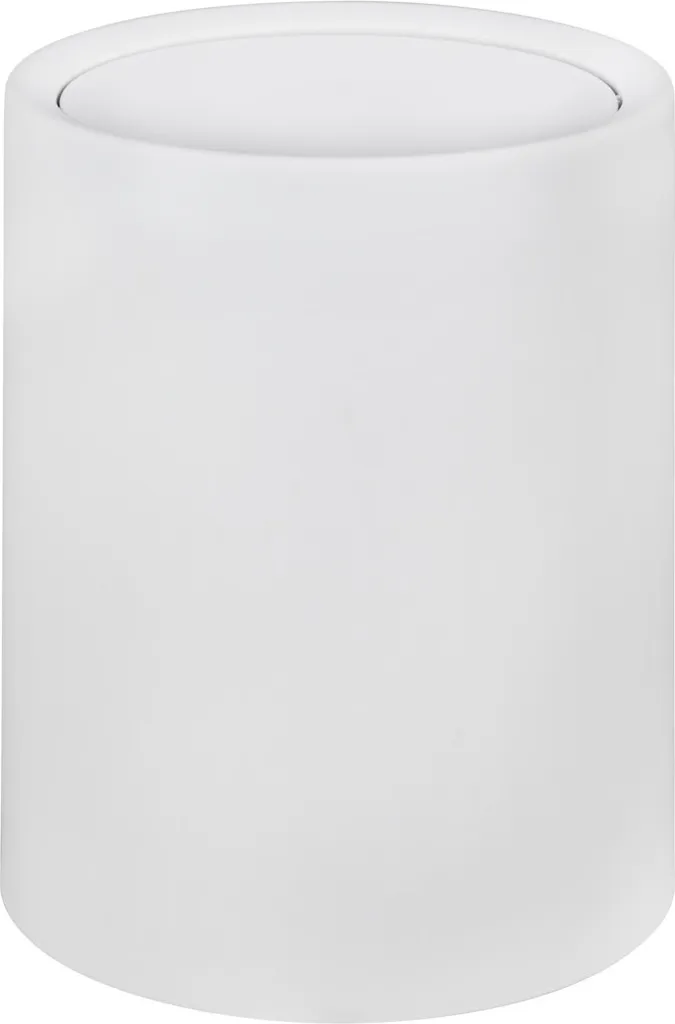 Poubelle de table pivotante 6 litres Atri Blanc - Seau de rangement WENKO