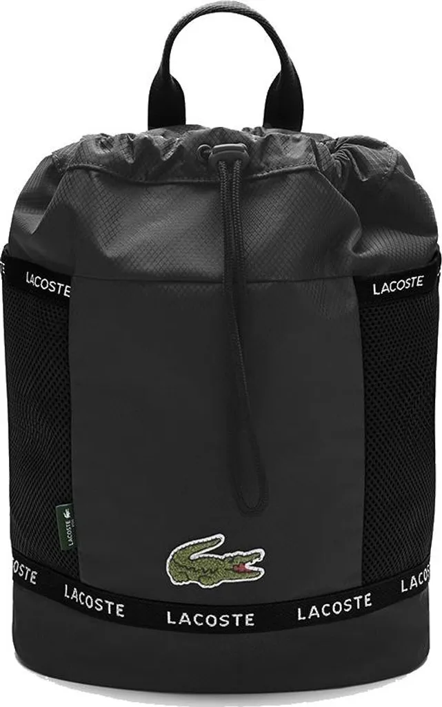 Lacoste Kids 9a6217 Sac de gym Noir Taille Unique - Accessoire Enfant