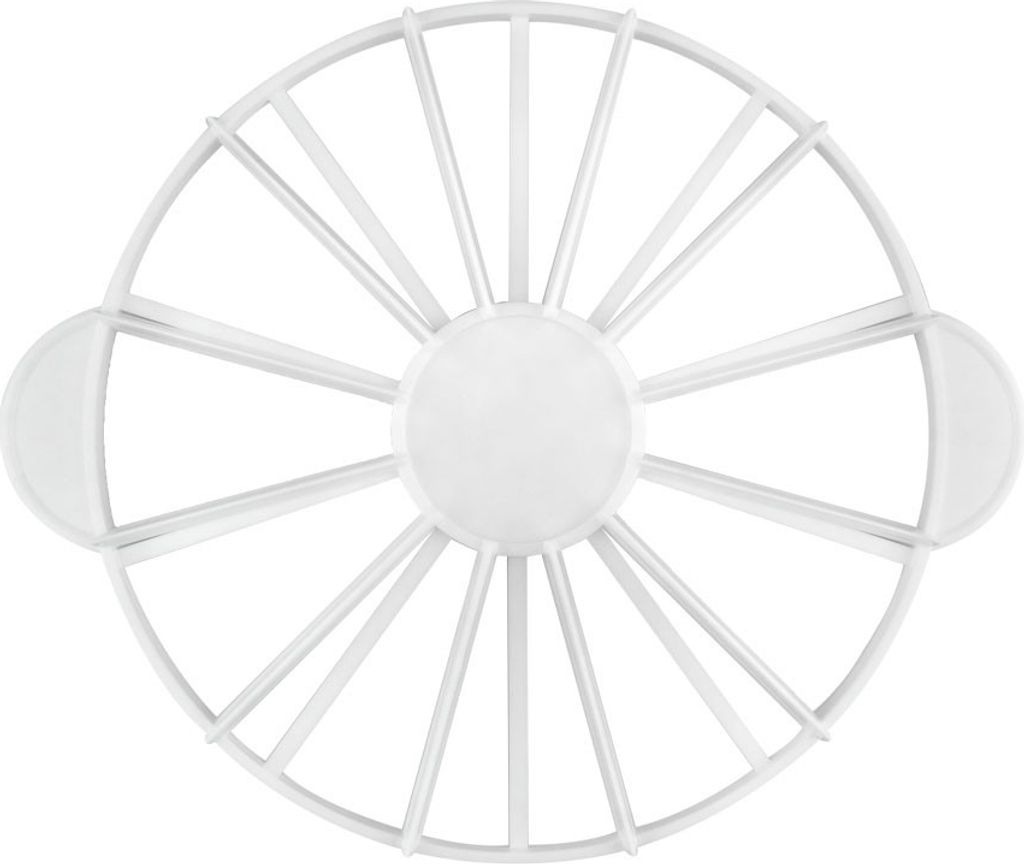 Plat de service à gâteau Ibili, en plastique, blanc Image du produit 