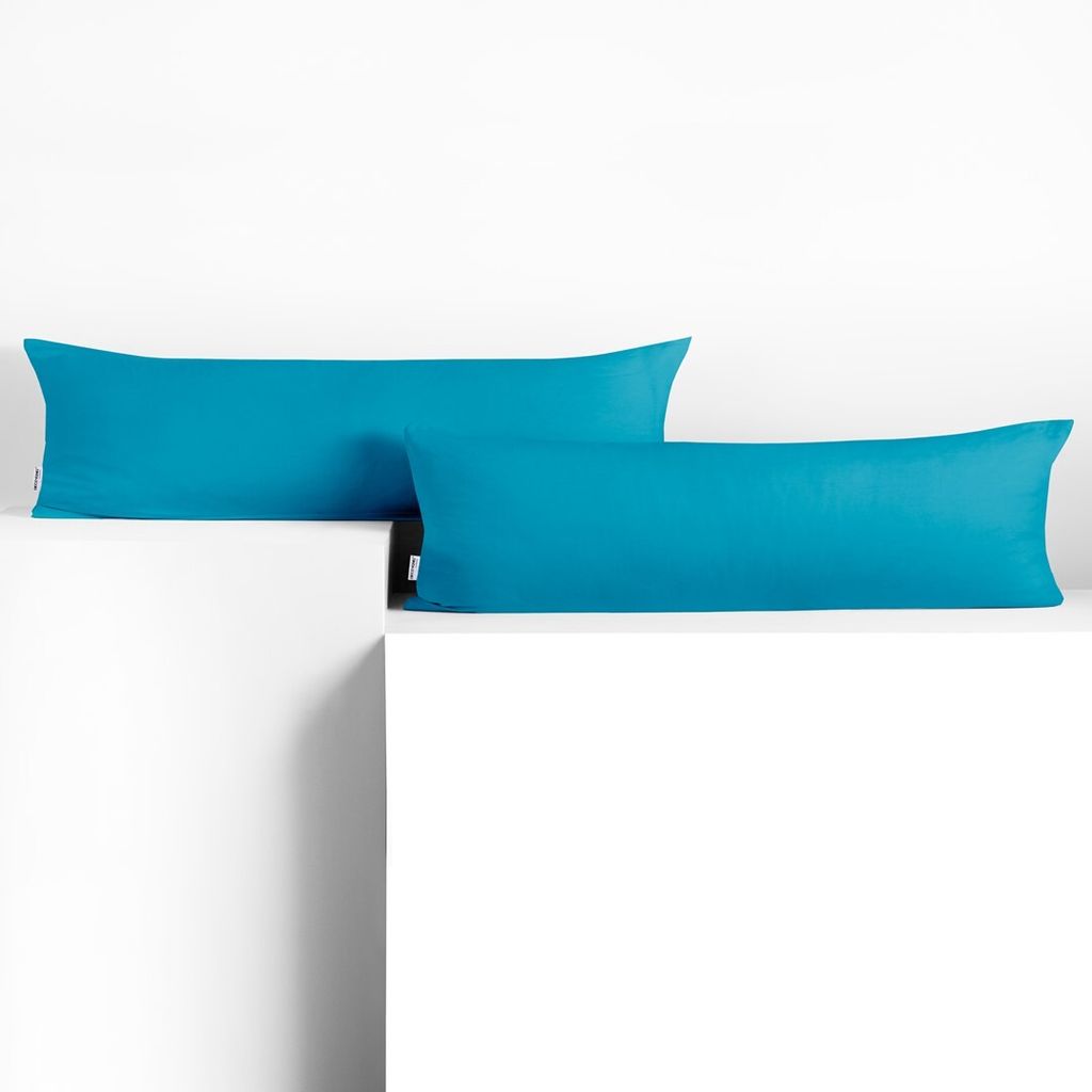 Seitenschläferkissenbezug 2er Set 20x120 cm Kissenbezug Kissenbezüge Baumwolle Seitenschläfer Stillkissen Marine