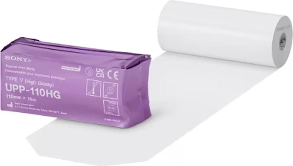 Rotolo Termico Sony UPP-110HG 110mm x 18m | Media Ecografico Tipo V