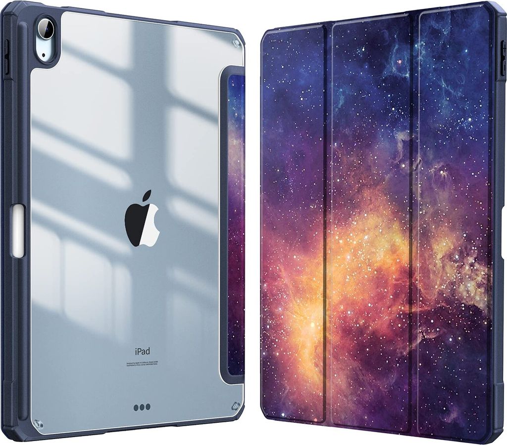 Fintie Hybrid Hülle für iPad Air 11 Zoll M3 2025/ M2 2024, iPad Air 5/4 Gen (2022/2020) 10,9 Zoll mit Stifthalter - Stoßfeste Schutzhülle mit t...