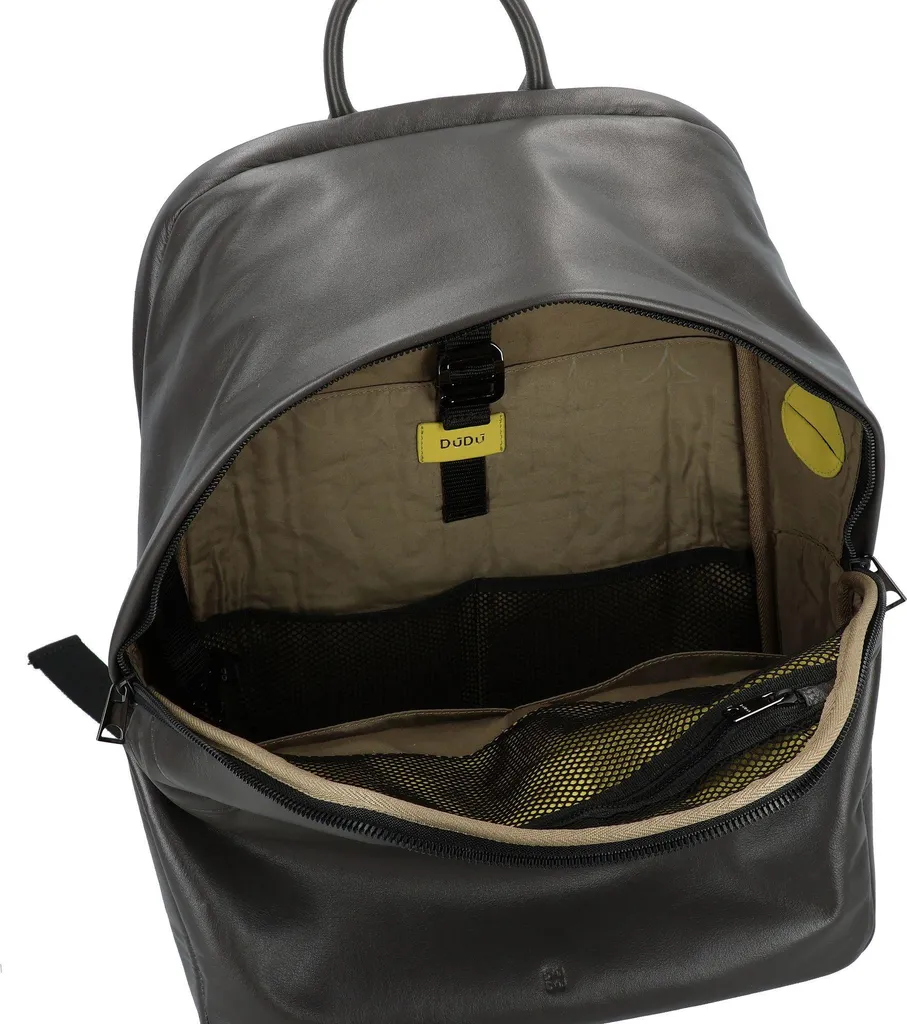Daypack Cuir DuDu 41 cm avec Compartiment Ordinateur et Dos Ergonomique - 5