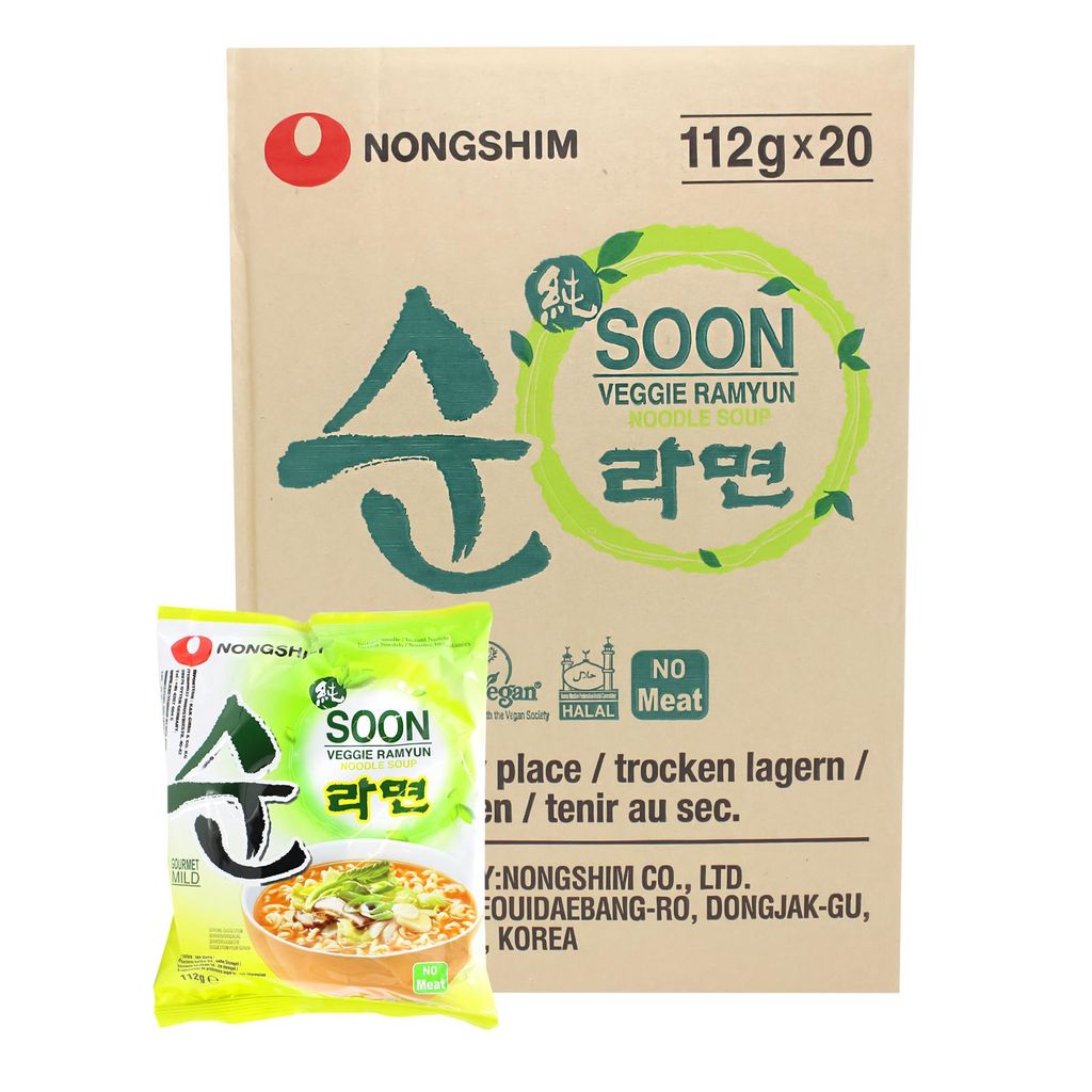 Nong Shim Soon Veggie Ramyun Instantnudeln Kaufland De