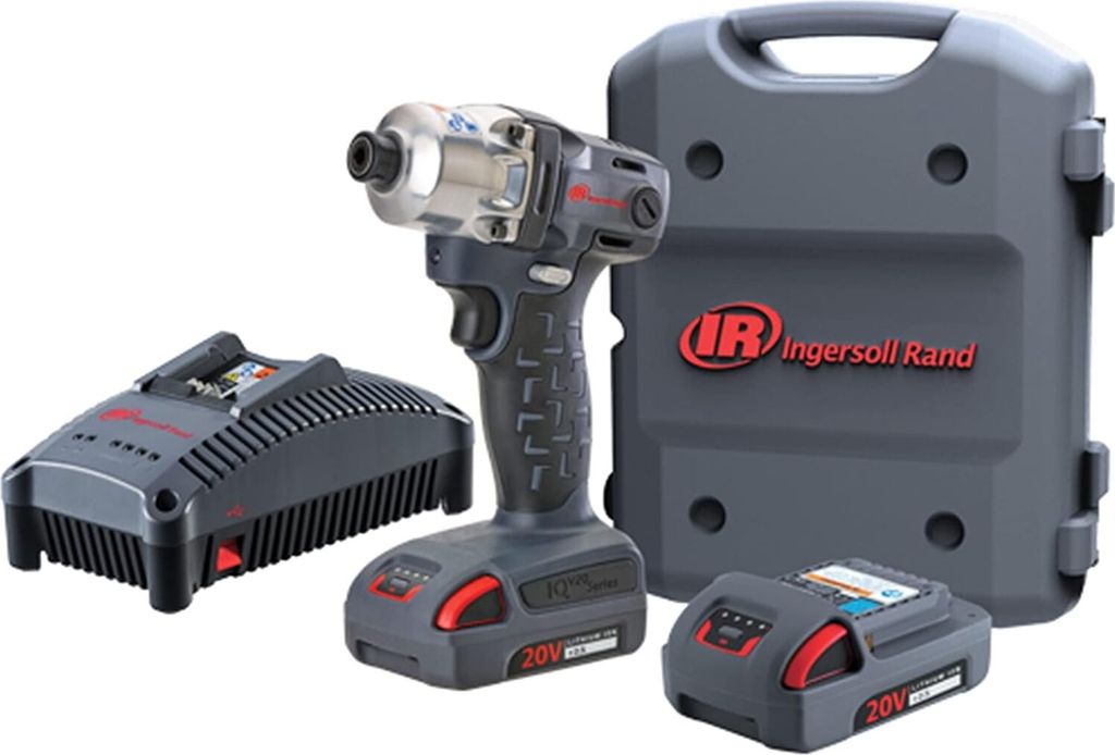 Ingersoll Rand Akku-Schlagschrauber W5111-K22-EU, 1/4", 20 V, 2x 5,0 Ah + Ladegerät
