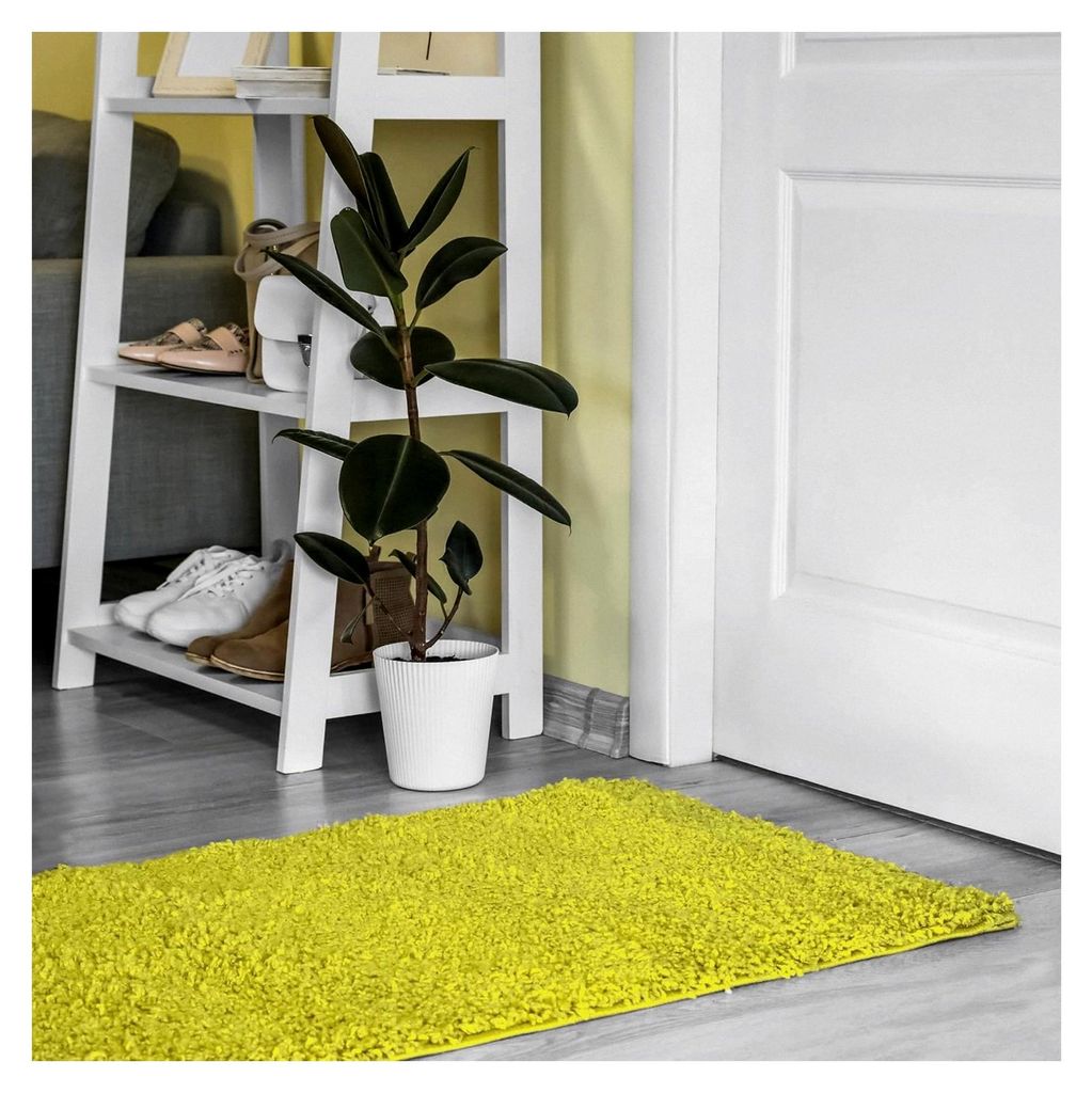Shaggy Läufer nach Maß Einfarbig - Hochflor Langflor Flauschiger Teppichläufer für Flur, Schlafzimmer, Küche - Teppich Set in verschiedenen Gr...
