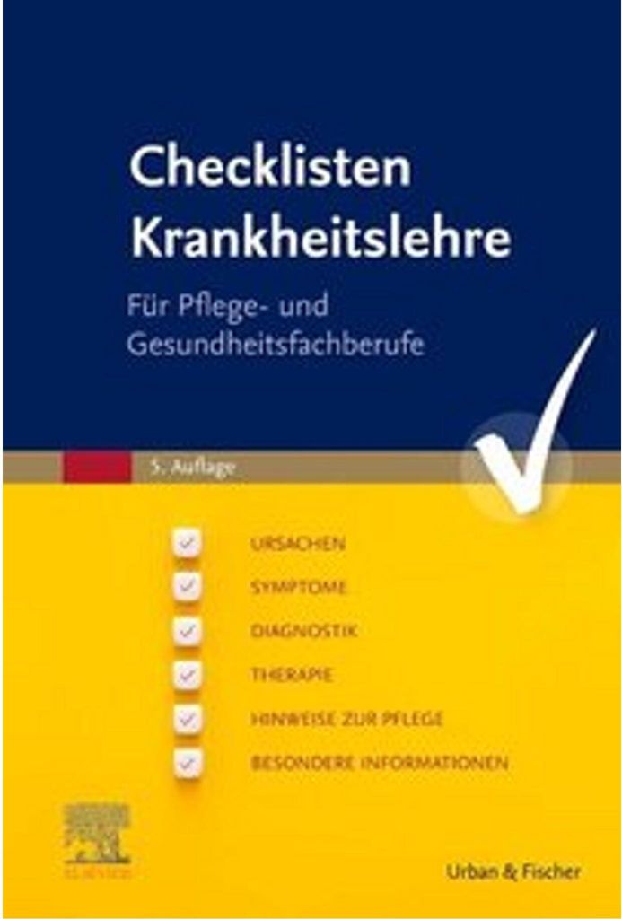 Checklisten Krankheitslehre Produktbild 