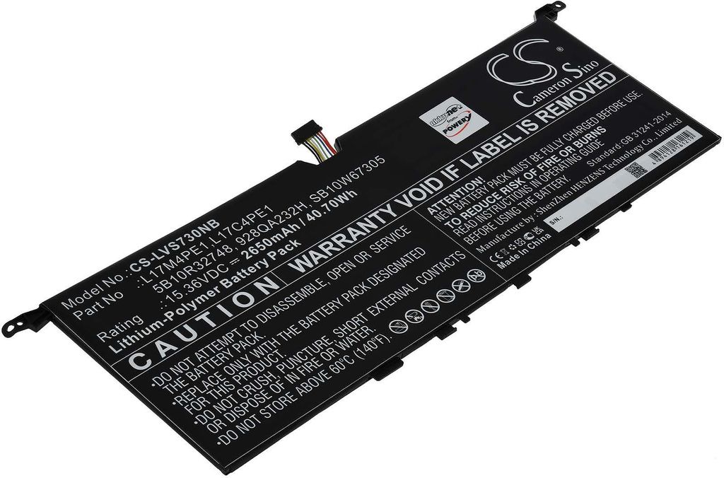 Akku für Laptop Lenovo Yoga S730-13IWL (81J0) Produktbild 