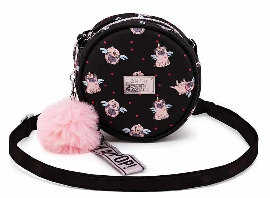 Karactermania Oh My Pop Pug 12 Cm Gürteltasche Schwarz Kinder Schwarz One Size