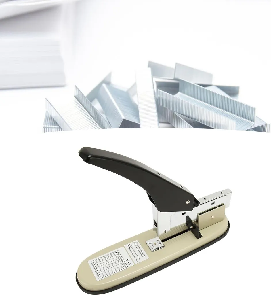 Agrafeuse grosse capacité 210 feuilles avec levier ergonomique école - 3