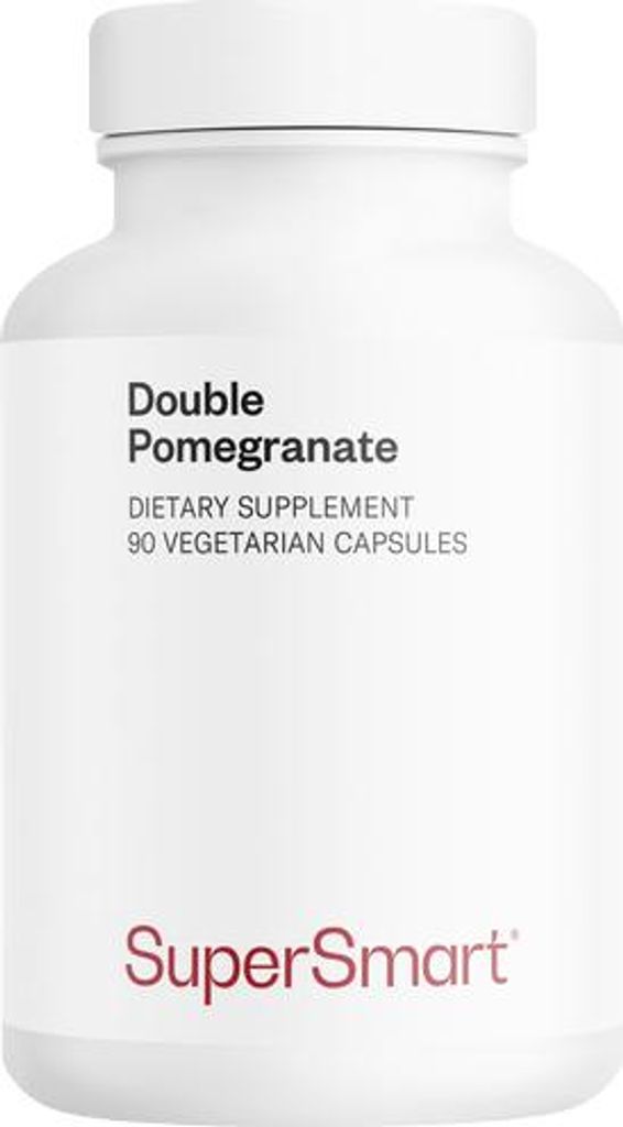 SuperSmart Double Pomegranate Dietary Supplement - 90 Vegi-Kaps