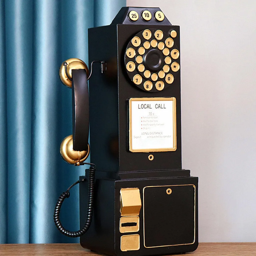 Décoration Murale Téléphone Vintage - Solution Rétro pour Mur Vide - 5