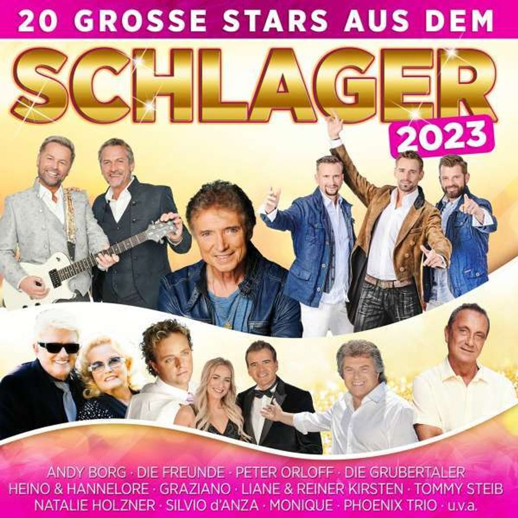 20 Große Stars Aus Dem Schlager 2023 CD