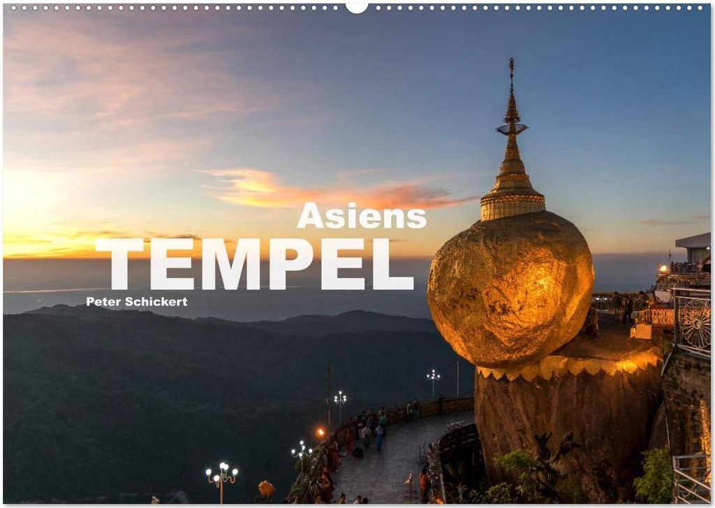 Asiens Tempel (Wandkalender 2026 DIN A2 quer), CALVENDO Monatskalender