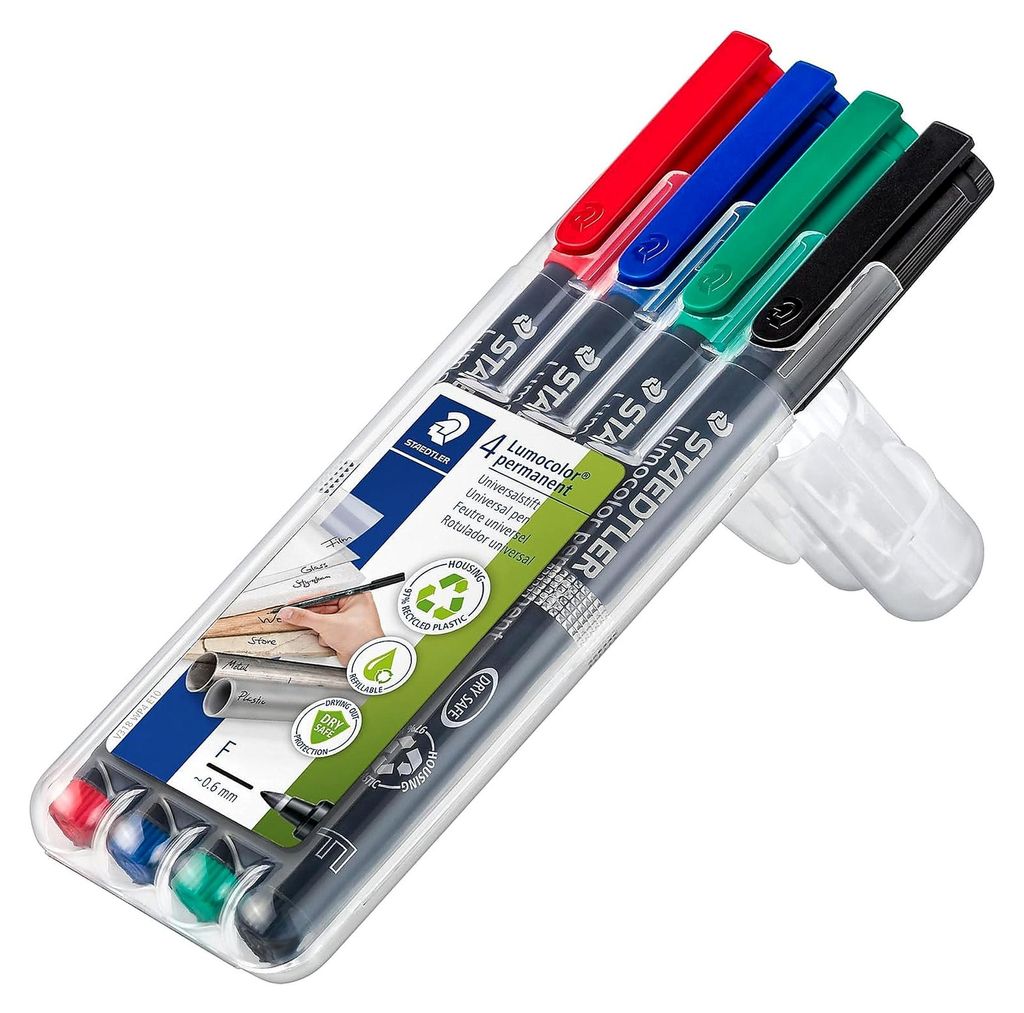 Staedtler Lumocolor Folienstift permanent 4er Set Overhead