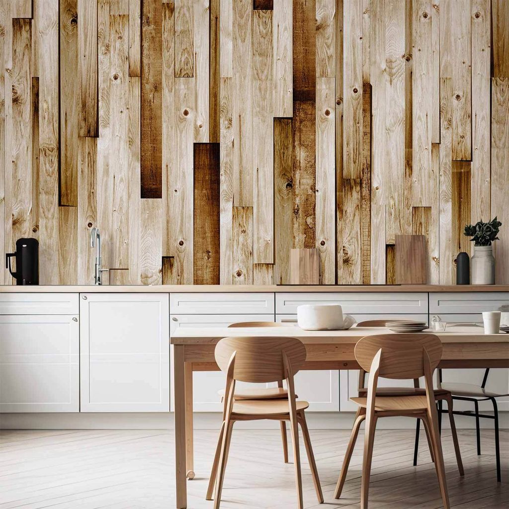 Vlies Fototapete - Wooden boards 250x175 cm Muster f-A-0037-a-d