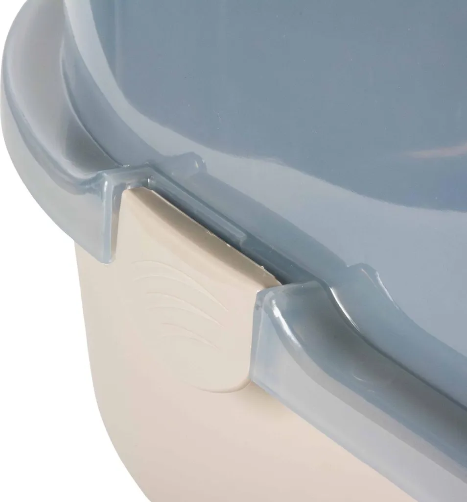 Bac à litière Eclipse M gris : solution anti-stress pour chats craintifs - 3