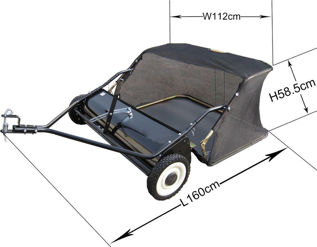 Zametací stroj Wiltec se šířkou záběru 105 cm, zametací Obrázek produktu 8