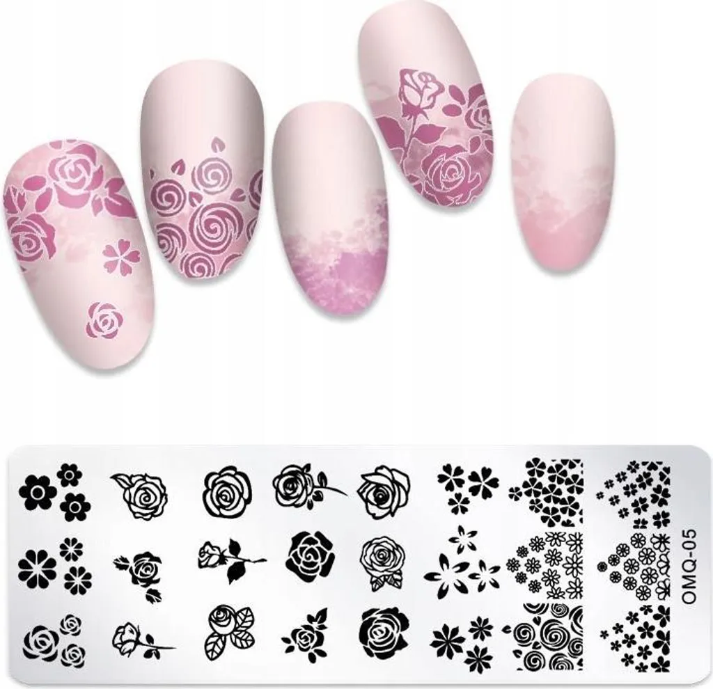 Piastra per timbri per nail art OMQ-05