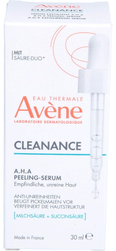 Avene Cleanance A.H.A Peeling-Serum, Augenserum, 30 ml, Produktbild 