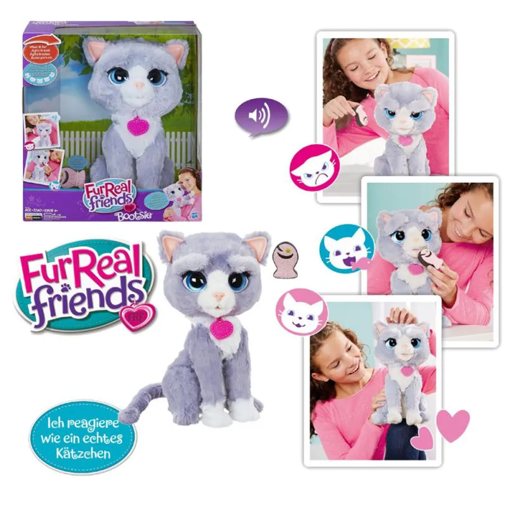 furReal Friends Chat Bootsie B5936EU4 - Peluche Interactive Hasbro - 12