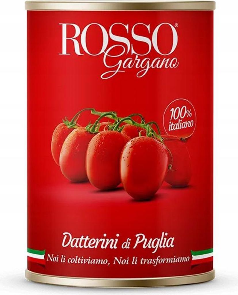 Datterini Pelati di Puglia pomidory daktylowe 400g - Rosso Zdjęcie produktu 