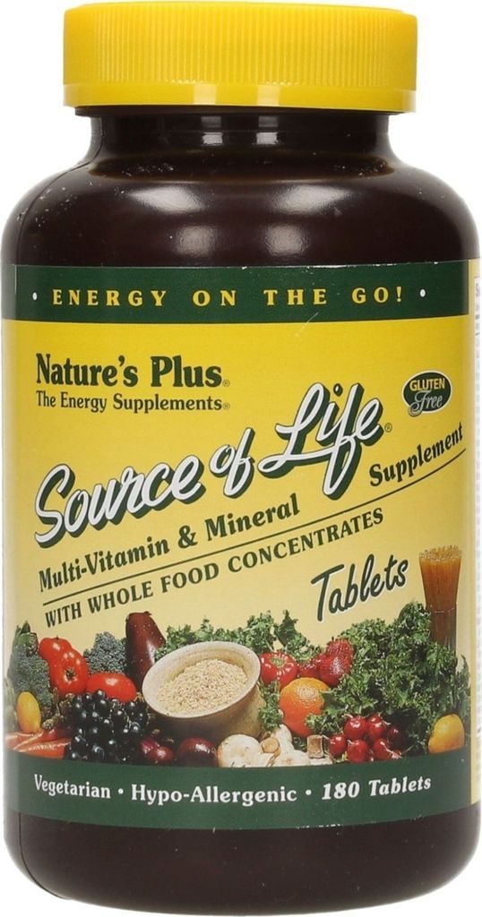 Natures Plus Source of Life Multi-Vitamin Mineral- 180 Produktbild 