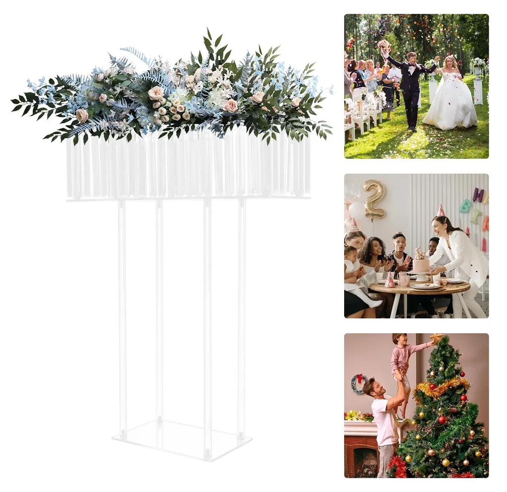 Porte-plante transparent design moderne support à fleurs de 5kg