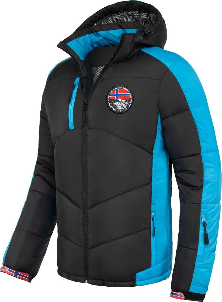Nebulus Skijacke HILL Herren, Outdoorjacken , Funktionsjacke , P4960 - Herren, schwarz-malibu, M