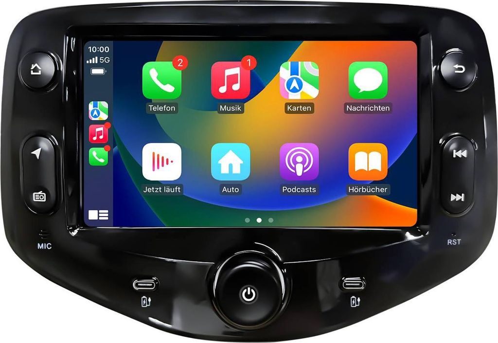 Android Autoradio 7 Zoll 64GB für peugeot 108 toyota aygo Produktbild 