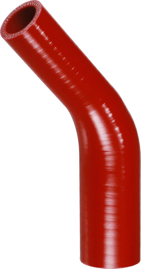 1 Stück 25-35mm 0,98"-1,38" ID 102mm 4,02" Länge 45 Grad Roter Autosilikonschlauch Kühlmittelschlauch Universal