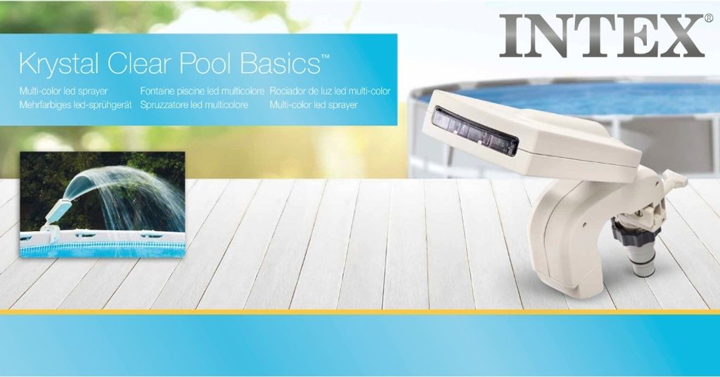 INTEX 28089 Multi-Color LED Pool Sprayer Wasserfontäne Produktbild 26