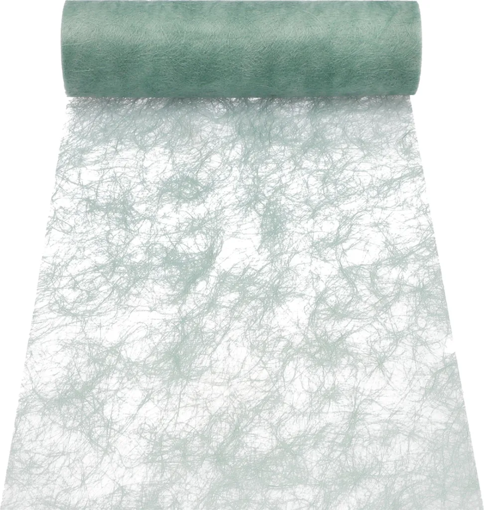 Chemin de Table Sizoflor Vert Jade 25m : Idéal pour Déco Mariage Nature