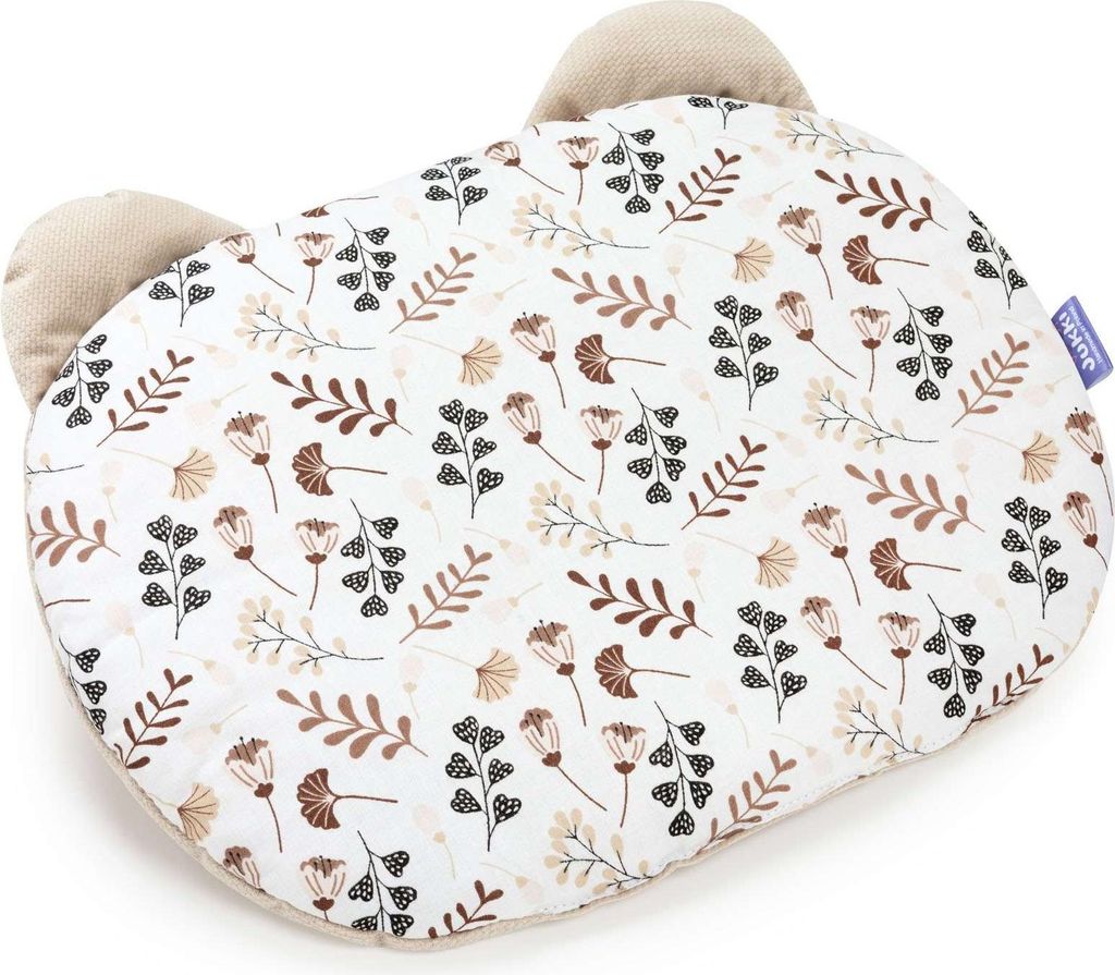 Boho Garden & Ecru Velvet Kissen Teddybär-Kopf 26x36cm Produktbild 