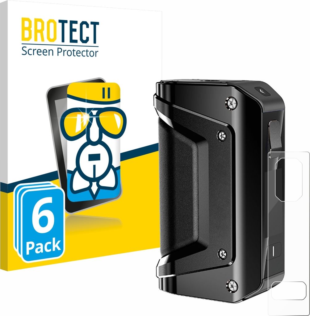 6x BROTECT Schutzglas für GeekVape Aegis Legend 3 Schutzfolie Panzer Folie Glas Display Schutz klar
