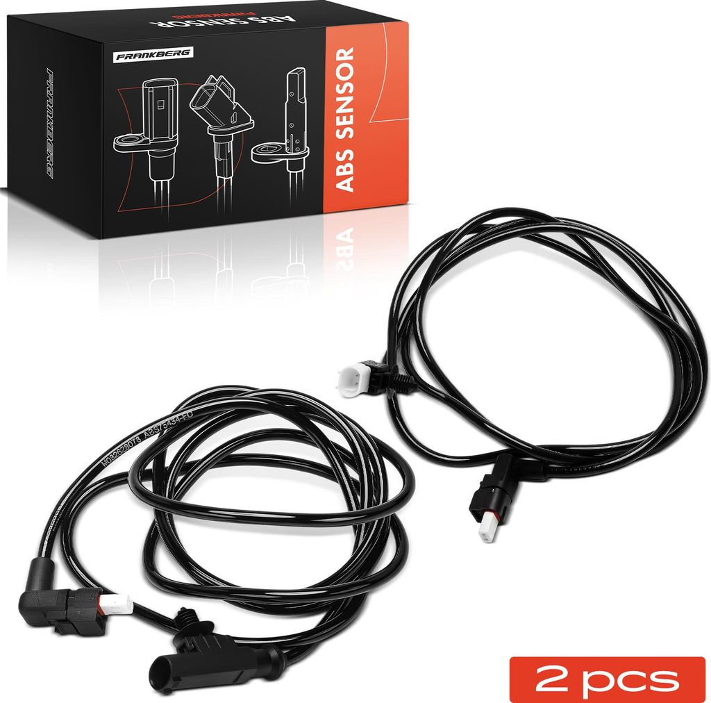 Frankberg 2x ABS Sensor Hinten Links Rechts für Mercedes-Benz Sprinter 1500