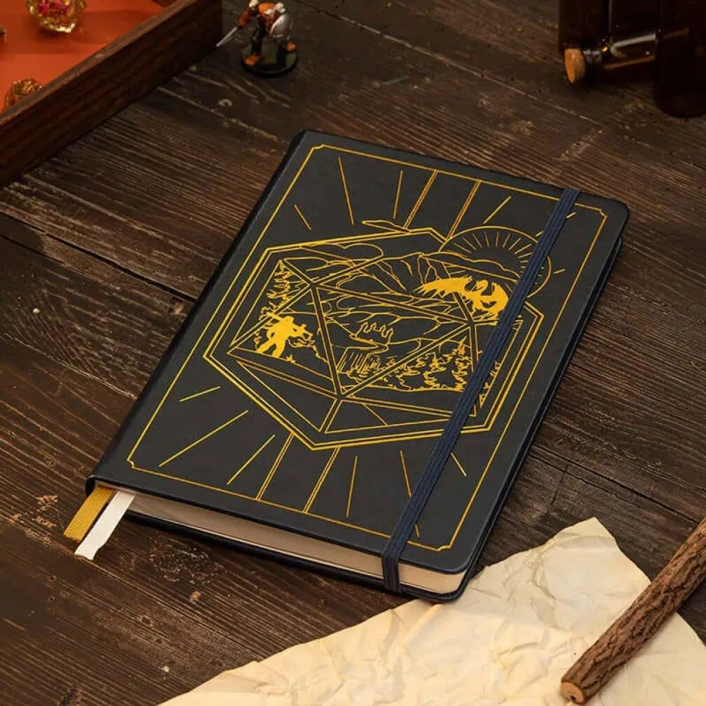 Carnet de Campagne JDR Dungeons & Dragons 5e Bleu avec Organiseur