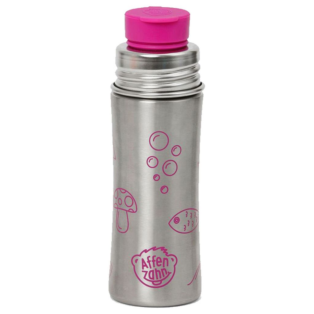 Affenzahn Trinkflasche Eule pink
