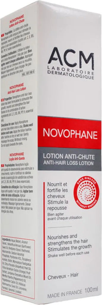 Soin anti-chute de cheveux Novophane ACM 100ml pour retrouver du volume