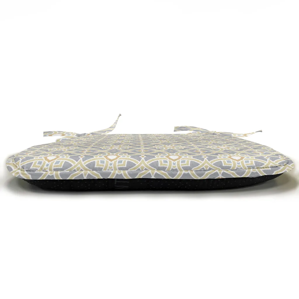 Coussins de Chaise Décoratifs 40cm Imperméables avec Sangles de Fixation