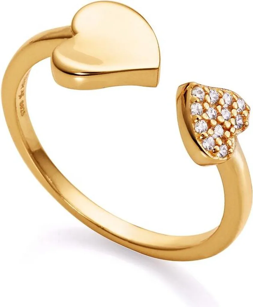 Bracciale Donna Oro Rosa 925 Sterling Silver - Simbolo Infinito E Cuore Con Zirconia - Regolabile 17.8+5 Cm - Gioiello Per Ragazze In Confezione Regalo