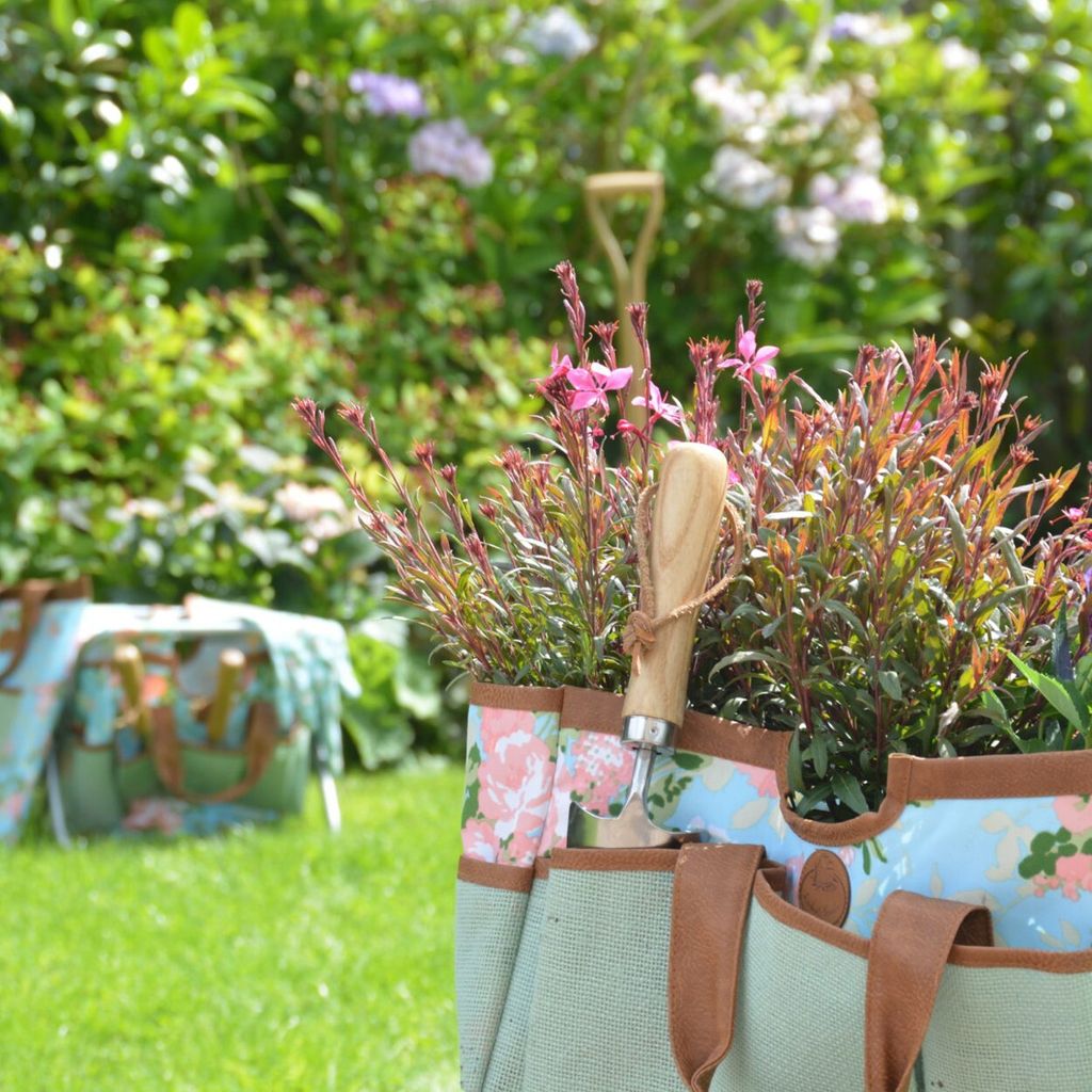 Esschert Design Zahradní nářadí stolička Rose Print Obrázek produktu 7