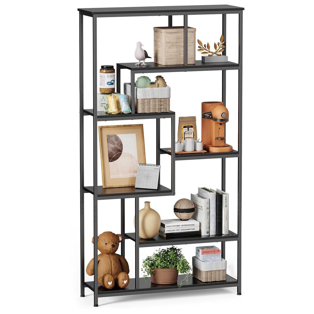Libreria Bealife FS13, libreria da terra a 5 livelli, Immagine del prodotto 