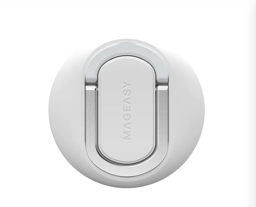Support MagSafe iPhone Blanc SwitchEasy : Fixation Stable pour Écrans