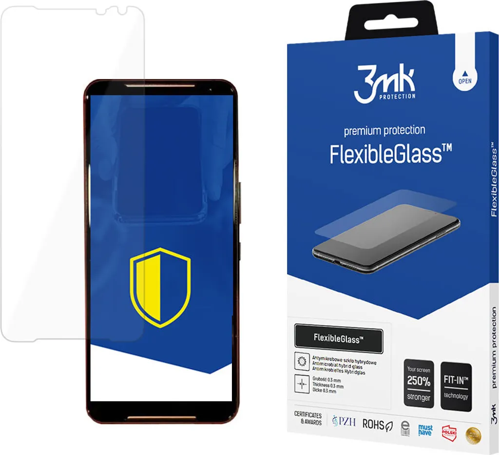 3Mk FlexibleGlass Asus Rog Phone II - Vetro Ibrido Anti-Rottura 7H