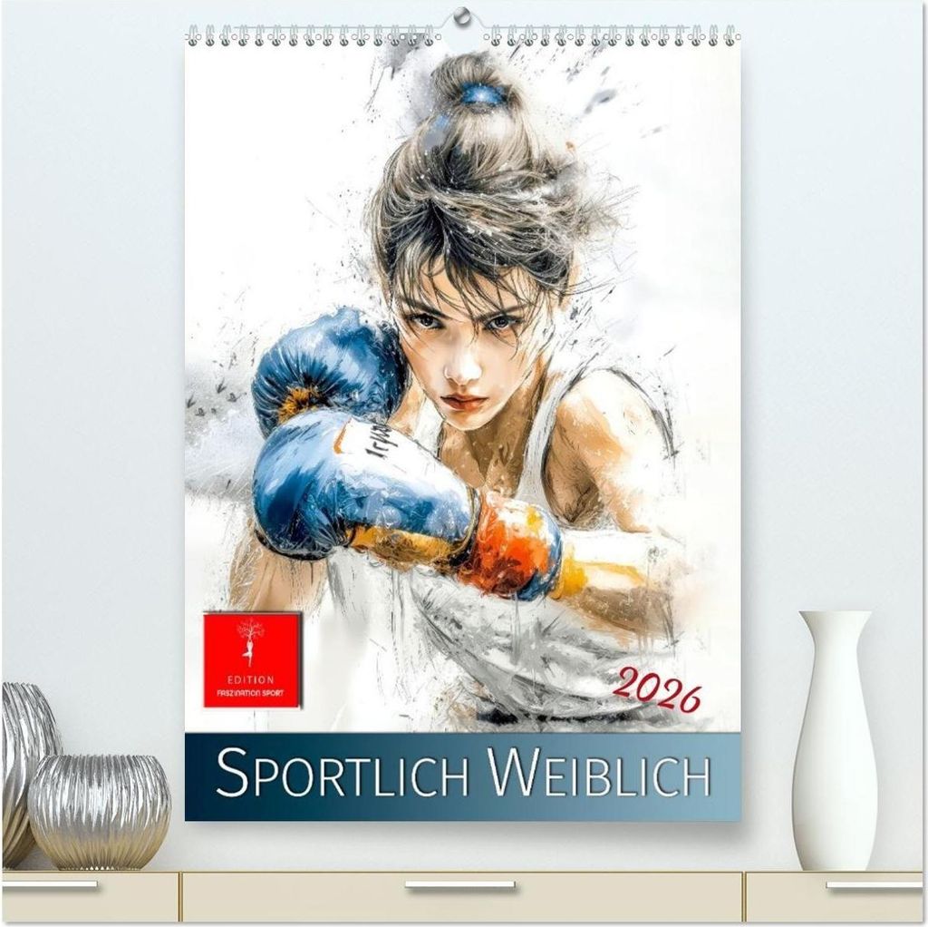 Sportlich Weiblich (hochwertiger Premium Wandkalender 2026 DIN A2 hoch), Kunstdruck in Hochglanz