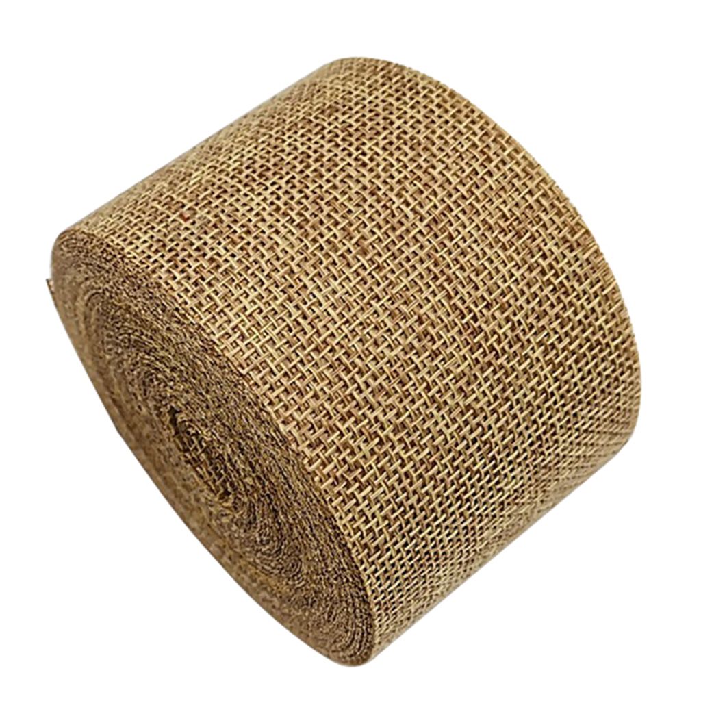 1 Rolle DIY-Band-Dekor, exquisites, leuchtendes Leinenimitat, knitterfrei, vielseitig einsetzbares Band für Zuhause-Pralinen
